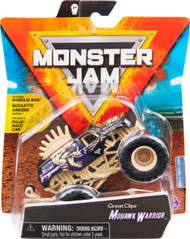 Monster Jam, Official Mohawk Warrior Monster Truck, Die-Cast Vehicle, Bone Yard Trucks Series, 1:64 Scale