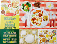 Melissa & Doug Sticker Pad - Make-a-Meal, 225+ Food Stickers