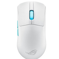 ASUS ROG Harpe Gaming Wireless Mouse, Ace Aim Lab Edition, 54g Ultra-Lightweight, 36,000 DPI Sensor,  (2.4GHz RF, Bluetooth, Wired), SpeedNova, White
